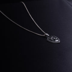 Men's Lonely Wolf chain pendant | Jenzo-925 sterling silver - Jenzo Jewellery