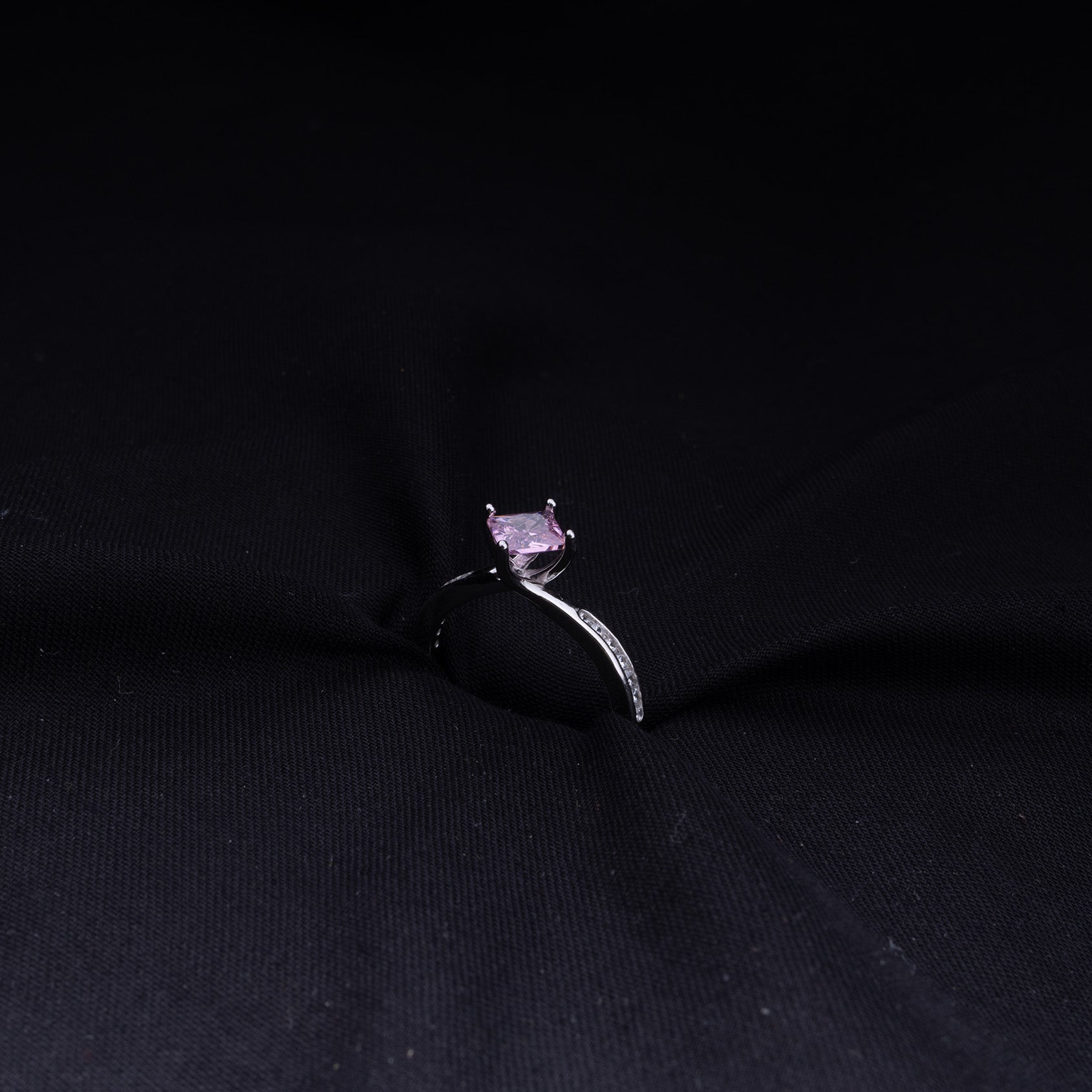 Women's Solitaire Italian Ring | Jenzo-925 sterling silver - Jenzo Jewellery