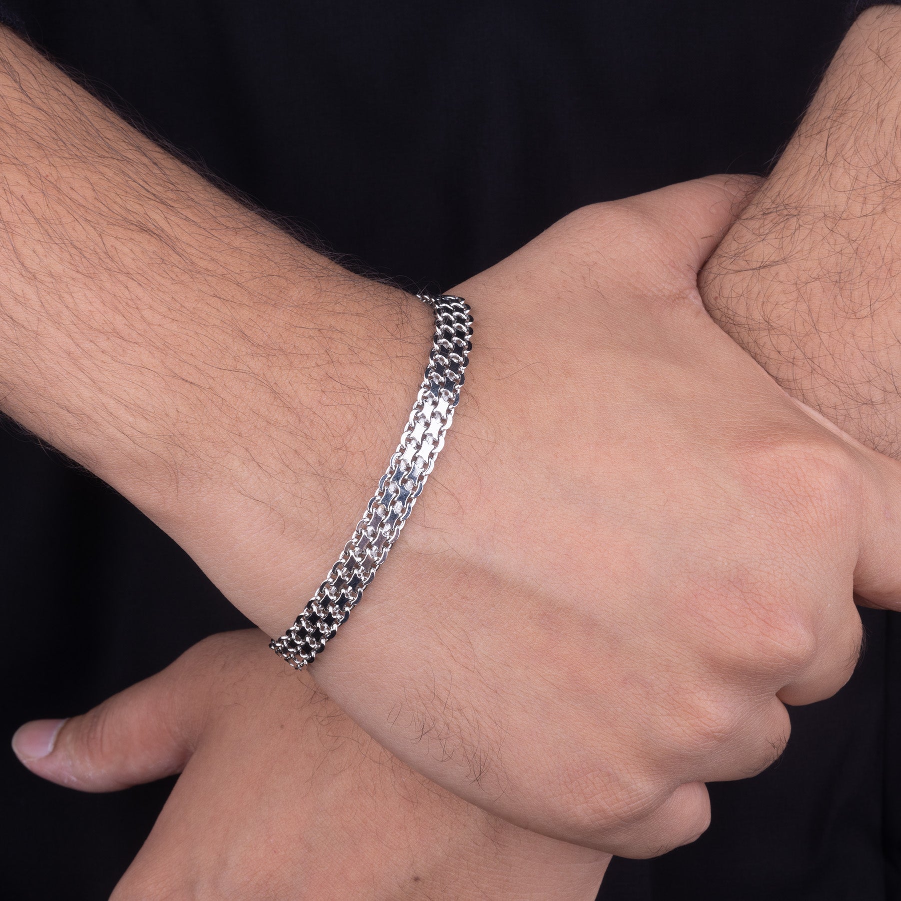 Men's Premium Italian Bracelet | Jenzo-925 sterling silver - Jenzo Jewellery