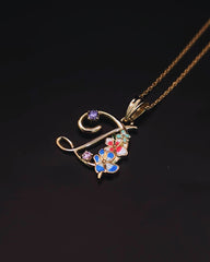 Jen-Alpha A-Z Pendant | Sterling Silver