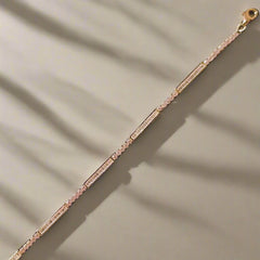 Baguette Tennis bracelet | Jenzo 925 sterling silver